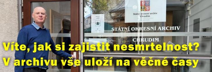 Víte, jak si zajistit nesmrtelnost? V archivu vše uloží na věčné časy