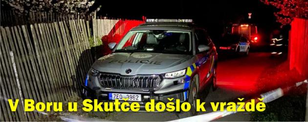 V Boru u Skutče došlo k vraždě