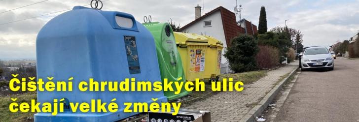 Čištění chrudimských ulic čekají velké změny