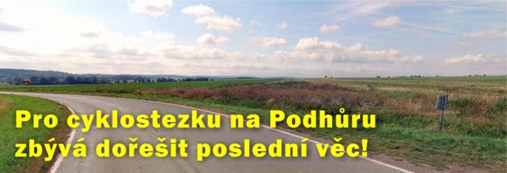 Pro cyklostezku na Podhůru zbývá dořešit poslední věc