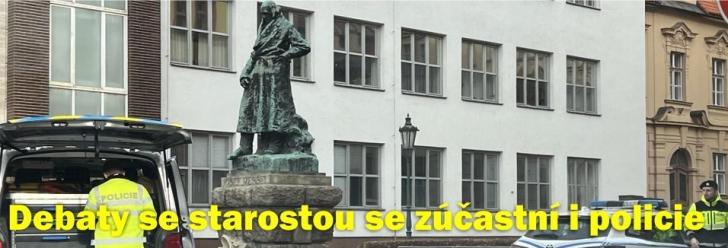 Debaty se starostou se zúčastní státní i městská policie