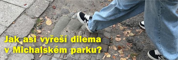 Dilema v Michalském parku: Na prvním místě peníze, nebo zachování žulových kostek s patinou času?