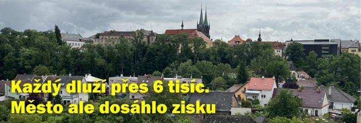 Každý obyvatel Chrudimi dluží přes 6 tisíc! Město ale dosáhlo zisku
