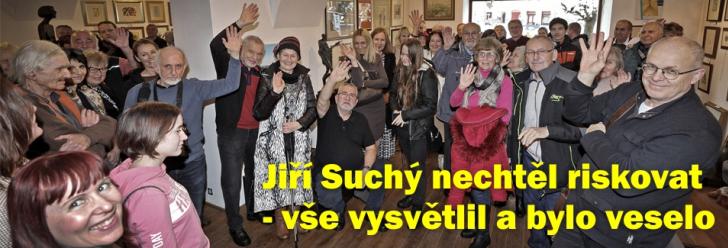 Z Galerie ART: Jiří Suchý obecenstvo pobavil i na dálku. Další překvapení se chystá