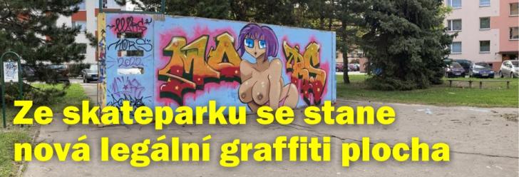 Kvůli graffiti se změní pravidla. Na skateparku bude legální