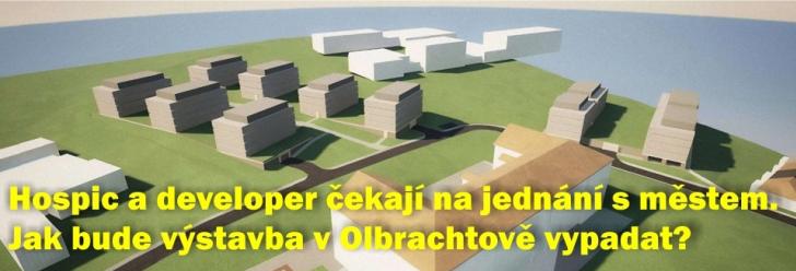 Jak bude výstavba v Olbrachtově ulici vypadat? Hospic i developer čekají na další jednání s městem