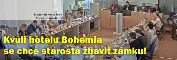 Kvůli hotelu Bohemia se chce starosta zbavit zámku!