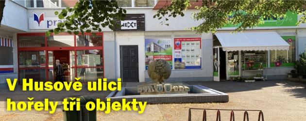 Tři chrudimské objekty zachvátil požár