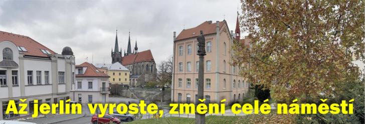 Maličký jerlín už je na místě. Až vyroste, změní celé náměstí