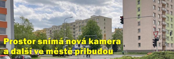 Prostor křižovatky snímá nová kamera a přibudou další