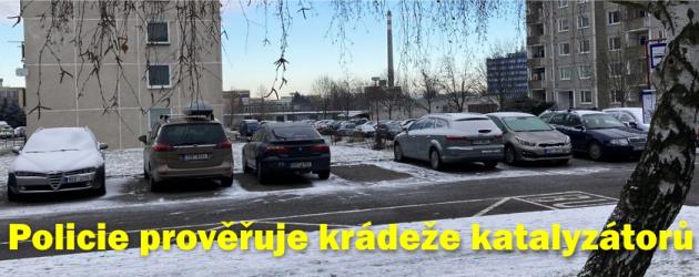 Zlodějům katalyzátorů byli na stopě i strážníci