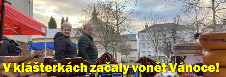 V klášterních zahradách začaly vonět Vánoce