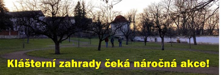V Klášterních zahradách už se chystá náročná akce