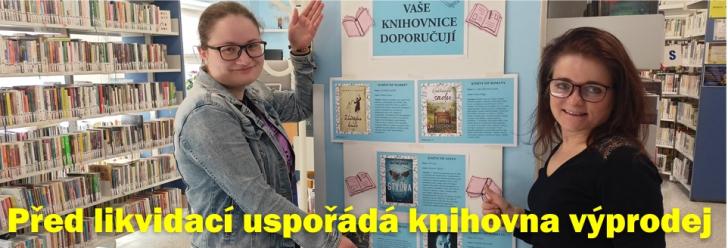 Před konečnou likvidací knih uspořádá knihovna výprodej