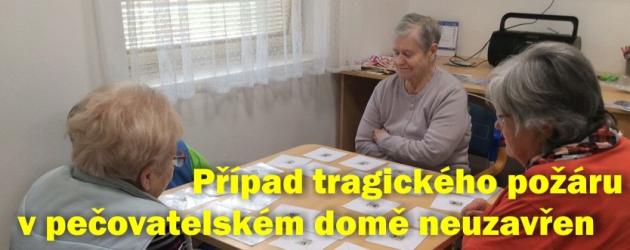 Případ uhoření klientky v pečovatelském domě policie neuzavřela