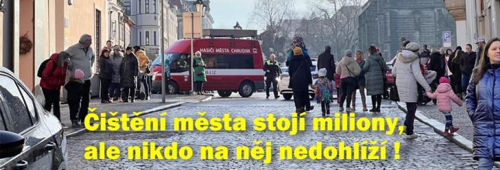 Čištění města stojí miliony, ale nikdo na něj nedohlíží