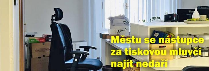 Městu se nástupce za bývalou tiskovou mluvčí nedaří najít