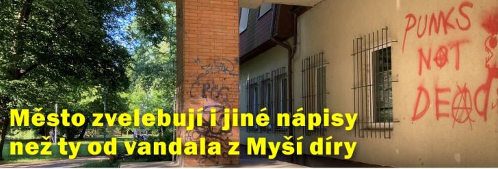 Město zvelebují i zajímavější nápisy než v Myší díře