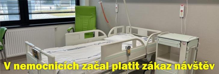 V nemocnicích začal platit zákaz návštěv