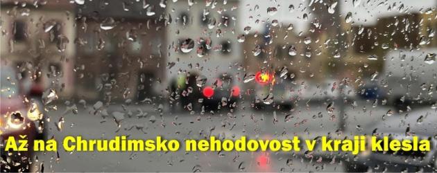 Nehodovost na Chrudimsku se za minulý rok zhoršila