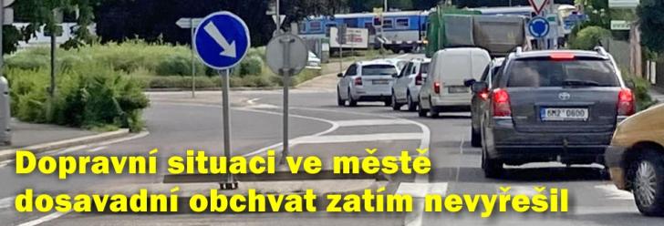 Dopravní situaci ve městě dosavadní obchvat zatím nevyřešil