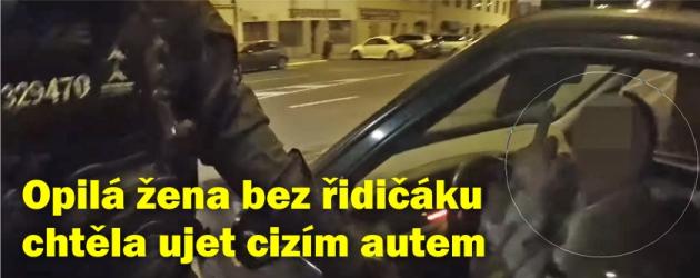 Na mol opilá stačila v kradeném autě ukázat prostředníček