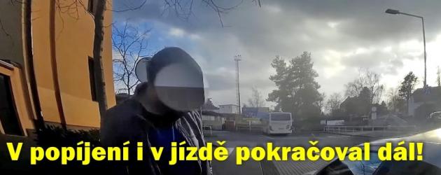Opilec pokračoval v jízdě i v popíjení alkoholu