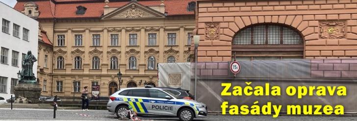 Po neshodách a pohrůžkách konečně začala oprava fasády muzea