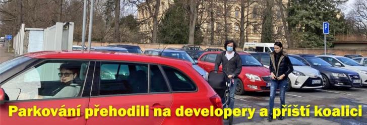 Parkování v Chrudimi přehodili na developery a příští vládnoucí koalici