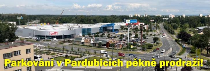 Květen přinese drtivé navýšení cen za parkování v Pardubicích