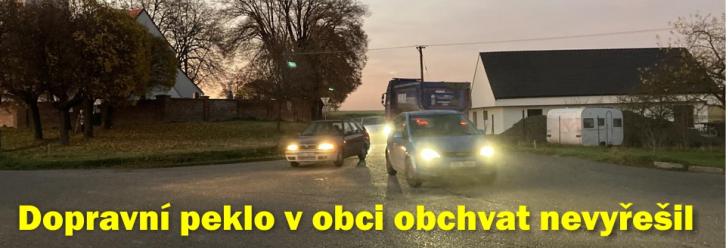 Dopravní peklo obchvat v obci nevyřešil
