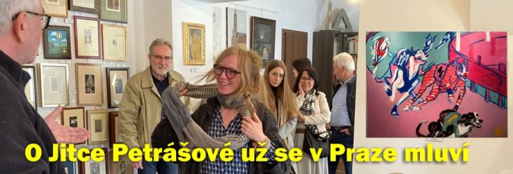 Jitka Petrášová je umělkyně, o které se v Praze mluví
