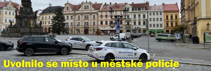 Uvolnilo se místo u městské policie