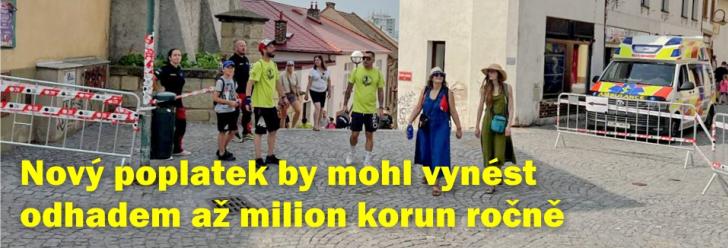 Nový poplatek by mohl vynést odhadem až milion korun ročně