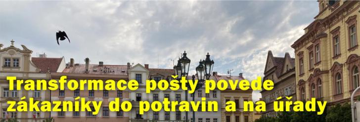 Poštovní služby by se měly přesunout do obchodu s potravinami nebo na úřad