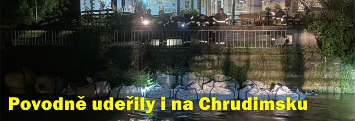 Povodně o víkendu udeřily i na Chrudimsku
