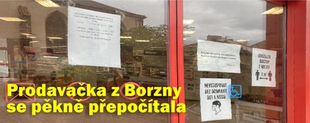 Prodavačka se opravdu přepočítala