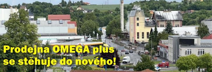 Prodejna OMEGA plus se stěhuje 