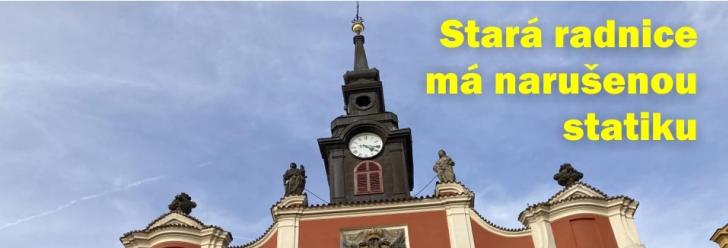 Statický posudek staré radnice prý zvedá varovný prst