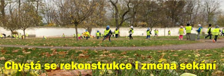 Budou sekačky brázdit po nocích mimo škol a školek i po zrekonstruovaných Klášterních zahradách?
