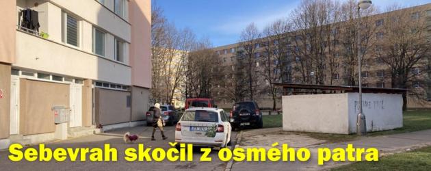 Sebevrah skočil z osmého patra