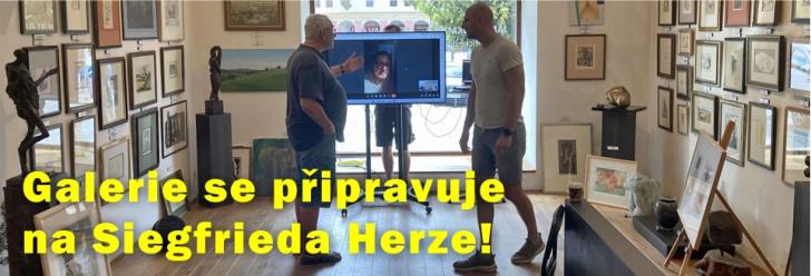 Galerie ART se připravuje na nevšední vernisáž výstavy Siegfrieda Herze