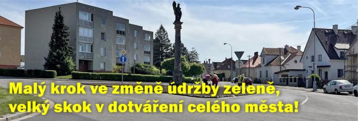 Malá změna v údržbě zeleně znamená velký pokrok v dotváření celého města