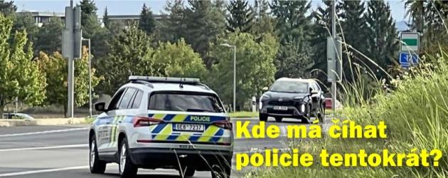 Poradíte, kde má policie číhat na piráty silnic?
