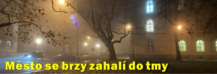 Veřejné osvětlení? Chrudim se co nevidět zahalí do tmy