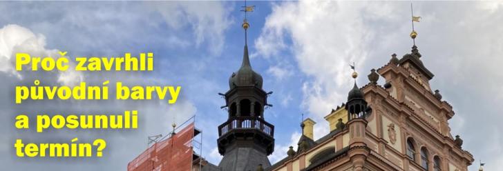 Termín dokončení obnovy fasády se posouvá. Proč původní barevnost zavrhli?
