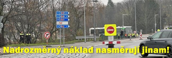 Nadrozměrné náklady změní po demolici mostu u OC Tesco trasu