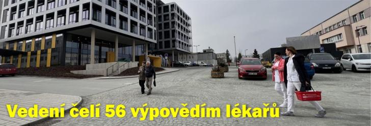 Vedení nemocnice čelí výpovědím 56 lékařů