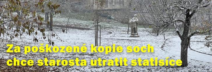 Starosta chce utratit za výdusky soch pochybného původu statisíce
