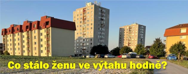Zpanikaření ve výtahu stálo ženu hodně